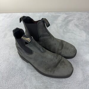 Blundstone Men's Charcoal Chelsea Boots Size 9.5 US